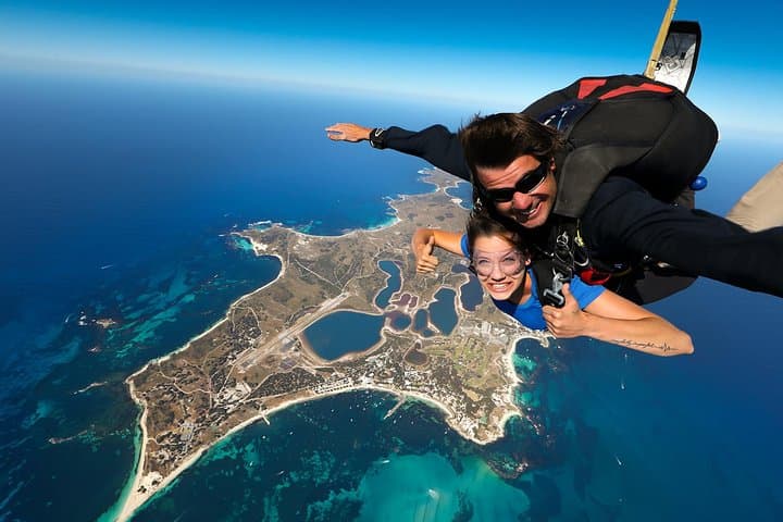 Tandem Skydive Over Rottnest Island: Beach Landing & Coastal Views photo 3