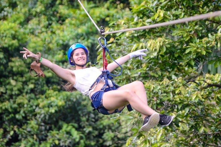 Soar Above La Fortuna Waterfall: Arenal 12 Zipline Cables Adventure photo 2