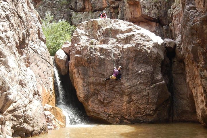 Water Canyon Adventure: Payson Canyoneering with a 40ft Rappel photo 2