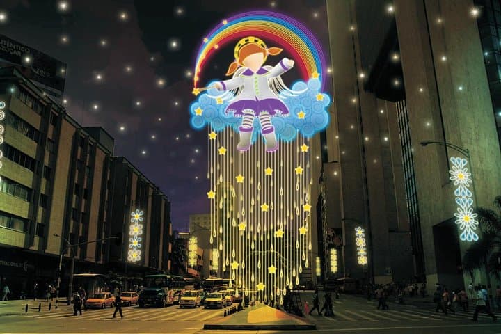 Medellín Horseback Ride and Christmas Lights Combo Tour