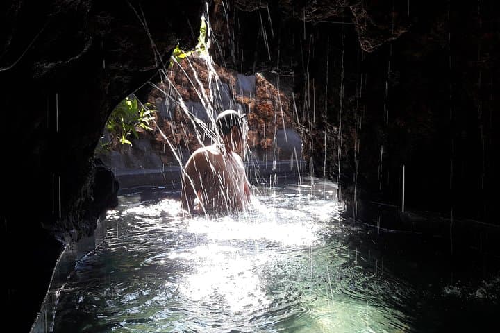 Ubud Hot Springs, Waterfall & Batur Volcano Private Day Tour