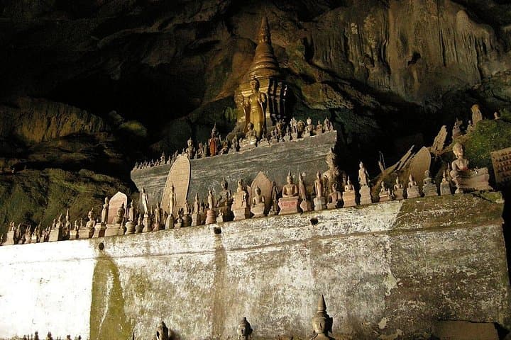 Pak Ou Caves and Kuang Si Falls Day Tour from Luang Prabang