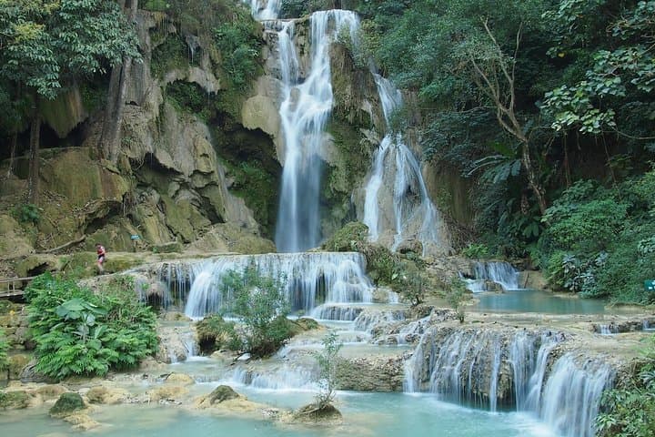 Half-Day Kuang Si Waterfall Tour from Luang Prabang — Pools, Trails & Village Stops photo 2