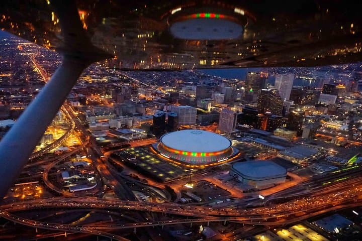 New Orleans Night Sightseeing Flight: A 30–45 Minute Aerial Tour of the French Quarter Lights photo 2