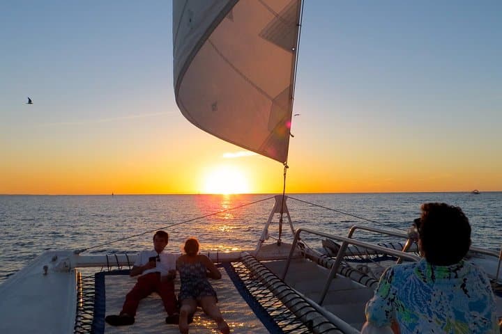 Sunset Champagne Catamaran Cruise from Grace Bay, Providenciales