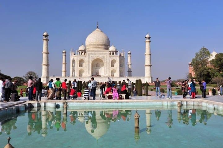 Sunrise Taj Mahal & Agra Fort Private Day Tour from Delhi — Private Sunrise Visit