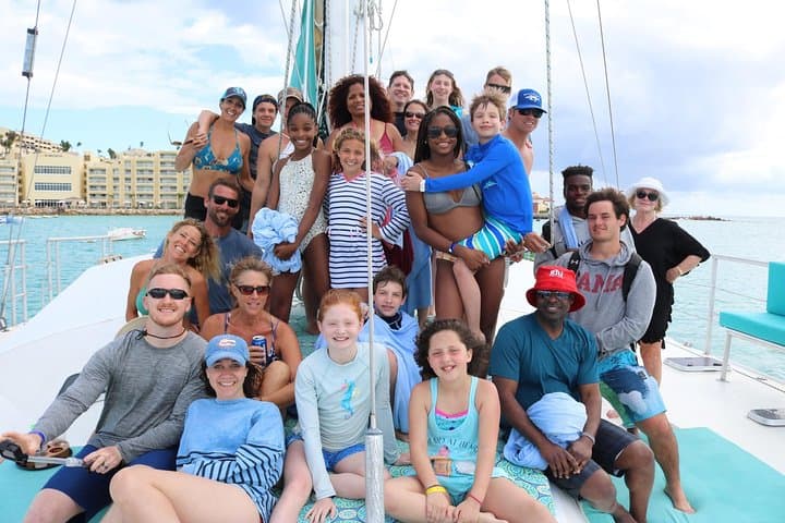 Catamaran Day Sail in St Maarten: Snorkel, Paddleboard & Tarzan Swing photo 2