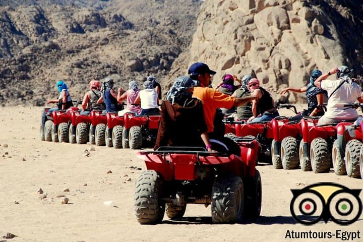 ATV Quad Safari at the Giza Pyramids: Desert Ride, Bedouin Dinner & Folklore Show photo 3