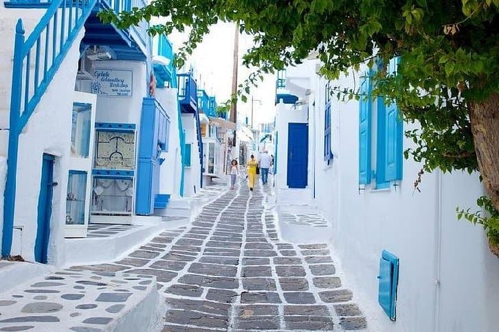 Mykonos Town & Island Half-Day Tour: Windmills, Ano Mera & Kalafatis Beach photo 3