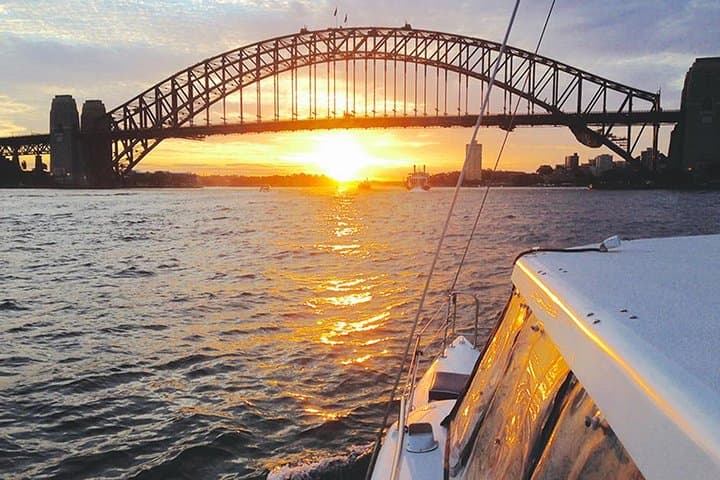 Sunset and Sparkle Sydney Harbour Cruise — Evening Catamaran from Opera House