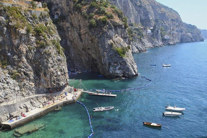 Small-Group Amalfi Coast Day Cruise from Positano: Amalfi, Ravello & Emerald Grotto