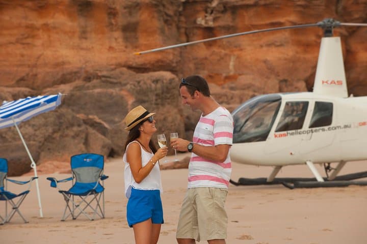 Broome Romantic Private Helicopter Flight and Secluded Beach Picnic photo 4
