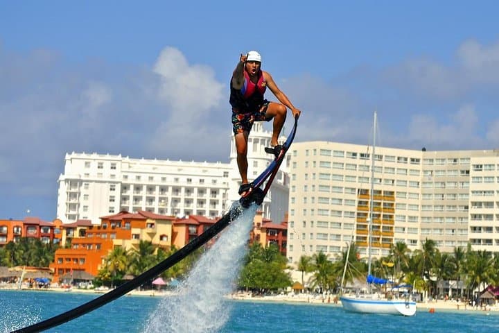 Flyboard Hoverboard Flight Over Nichupté Lagoon — Cancun Adventure