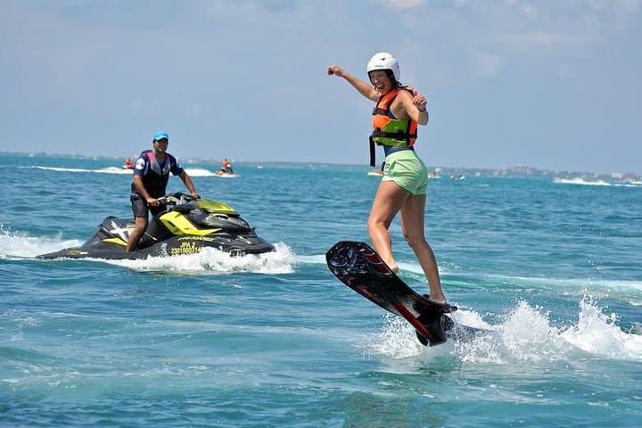 Flyboard Hoverboard Flight Over Nichupté Lagoon — Cancun Adventure photo 2