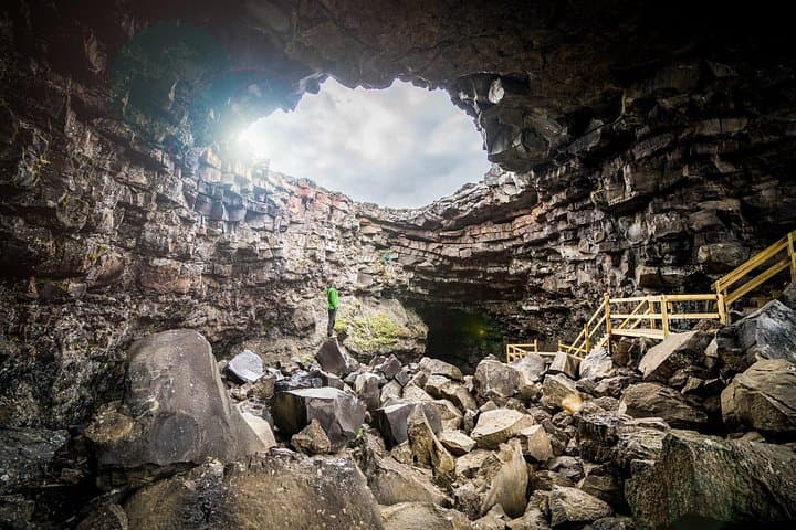 Exploring Vidgelmir: The Cave Explorer Lava Tube Tour in West Iceland