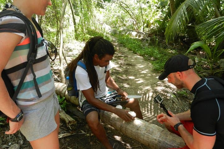 Anse Marron Guided Coastal Hike on La Digue — Hidden Beaches & Rock Pools photo 2