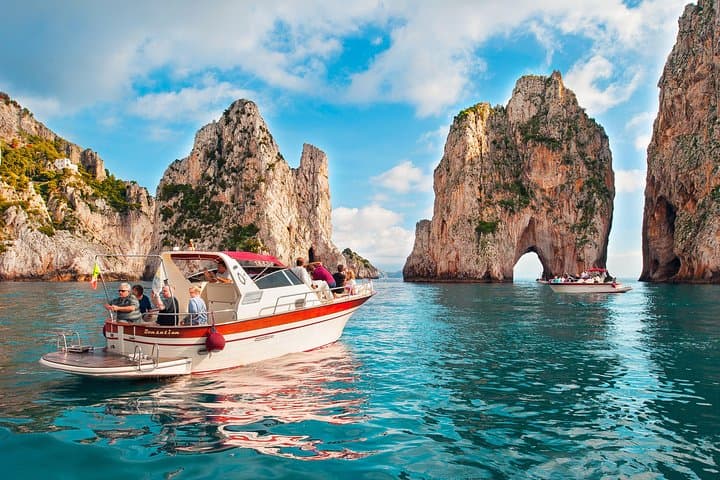 Capri Day Cruise from Sorrento — Semi‑Private Boat Tour to Faraglioni & Grottoes