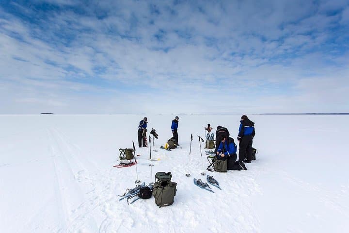 Arctic Day: Ice Fishing & Ice Floating Near Rovaniemi photo 4