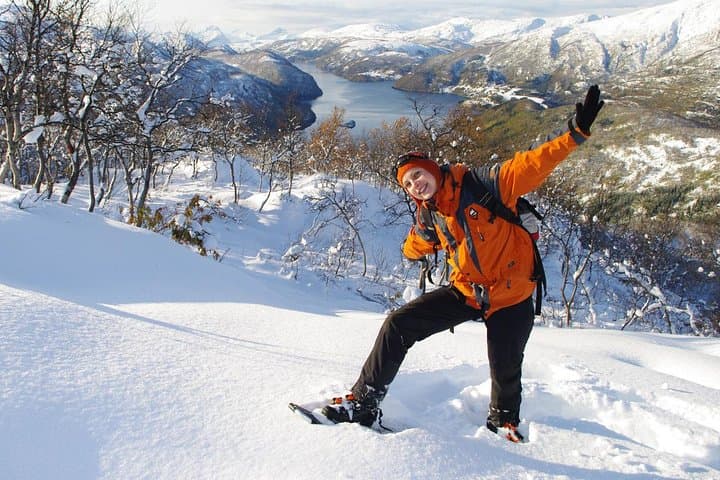 Snowshoeing in Bodø: Arctic Winter Day Trip & Northern Lights Hikes