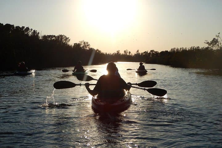 Manatees, Sunset & Bioluminescence: Cocoa Beach Kayak Combo Tour