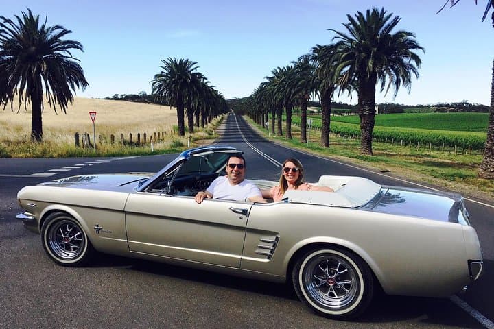 1966 Mustang Convertible Barossa Valley Half-Day Private Tour for Two