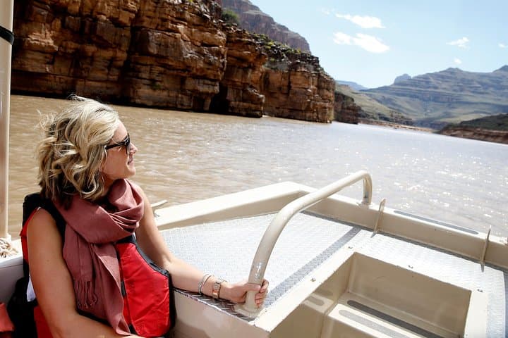 Grand Canyon West Helicopter Tour with VIP Skywalk & Colorado River Boat Ride photo 1