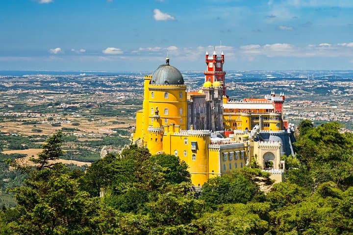 Sintra and Cascais day tour from Lisbon: Pena Palace, Quinta da Regaleira & Cabo da Roca