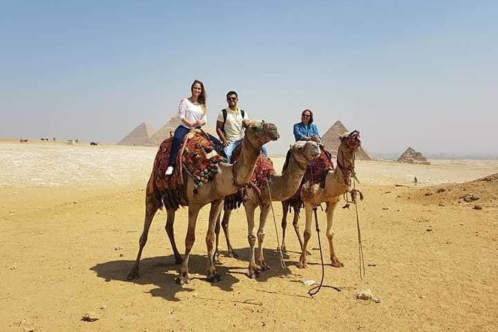 Sunrise & Sunset Camel Ride at Giza Pyramids: Desert Trek Outside the Tourist Zone photo 3