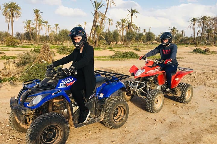 Quad Biking in Marrakech’s Palm Grove: Private Berber Tea & Desert Tracks