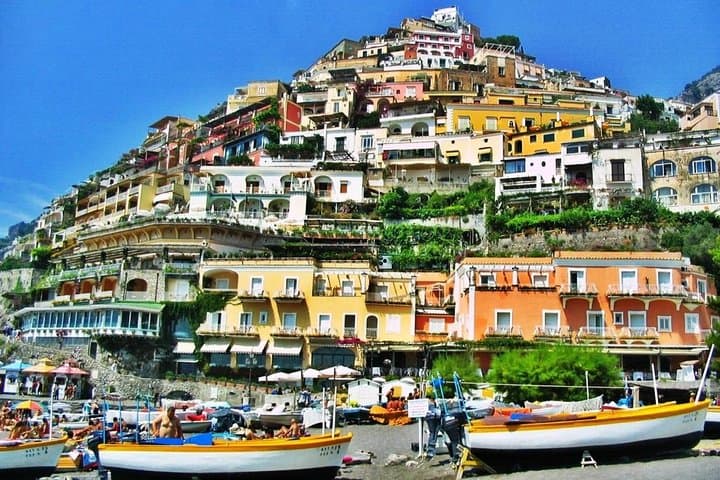 Pompeii and Positano Private Day Trip from Rome — Vesuvius Ruins to Amalfi Coast Views