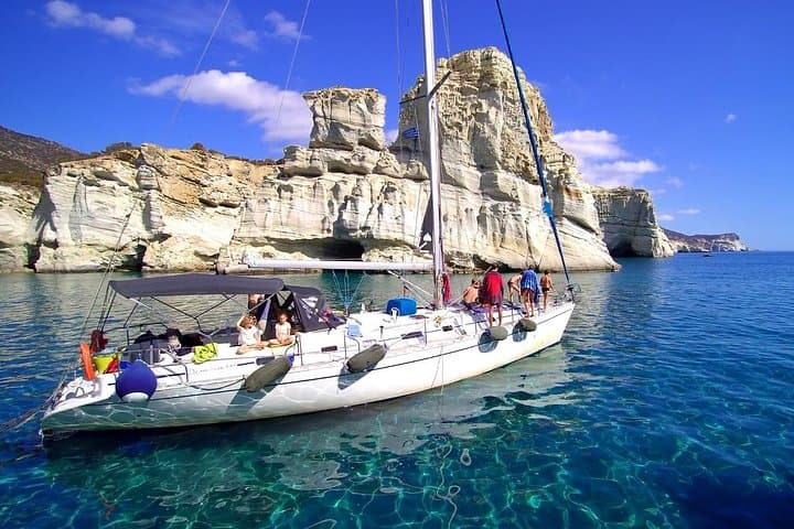 Milos Sailing to Kleftiko: Full-Day Snorkel Safari & Greek Lunch photo 1