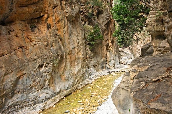 Hike Imbros Gorge and Swim at Frangokastello: Full-Day Cretan Adventure