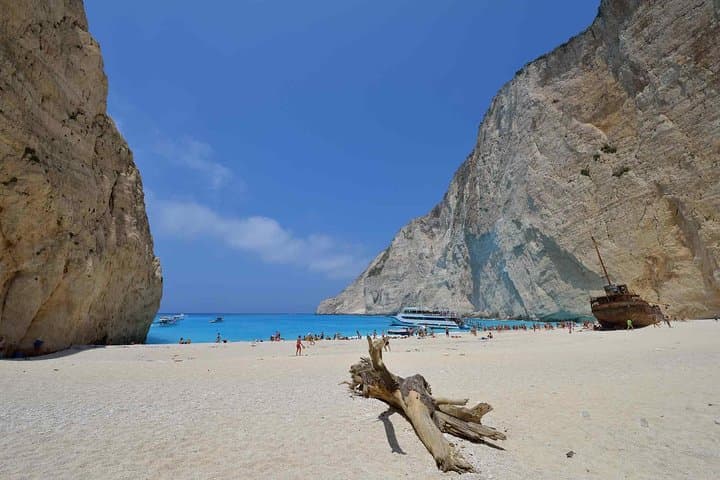 Zakynthos Smugglers Cove Full-Day Cruise: Navagio Beach, Blue Caves & Shipwreck photo 1