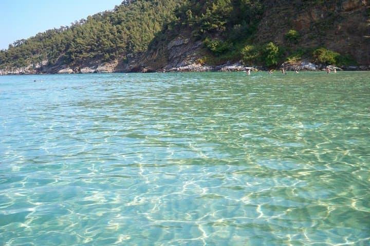 Thassos Boat Trip: Marble Beach, Porto Vathi & Makryammos Full-Day Cruise