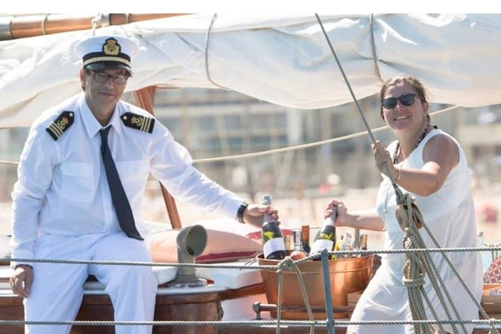 Sail Barcelona Aboard Bon Temps 1926: Classic Yacht Sunrise & Swim photo 2