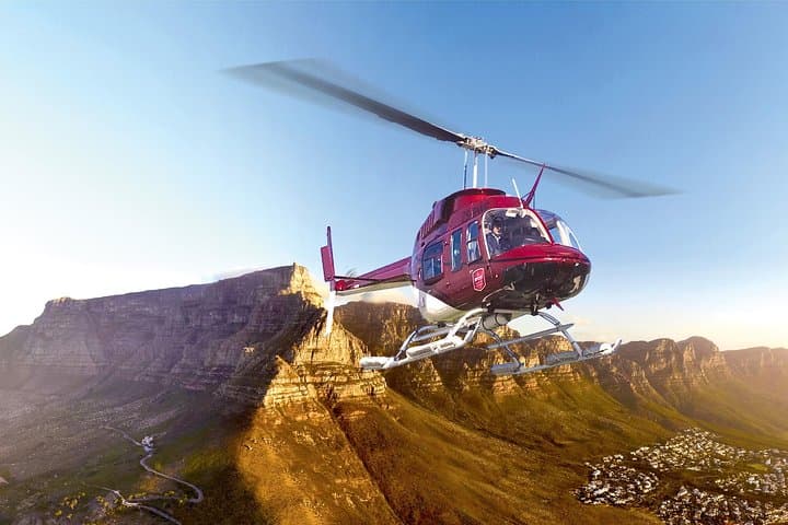 Cape Town Helicopter Tour: Champagne Flight Over Table Mountain & Atlantic Coast