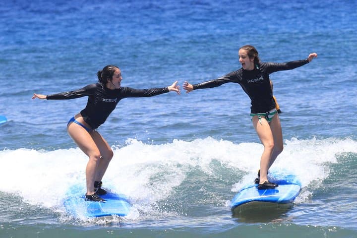 Learn to Surf at Ka'anapali Beach: Group Lessons for Beginners in Maui