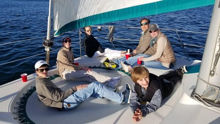 Private Catamaran Cruise on San Diego Bay — Small-Group Harbor & Whale Watching photo 2