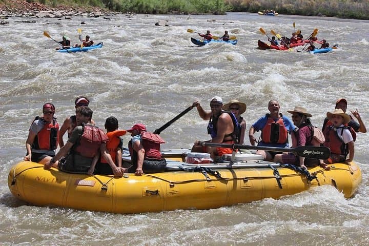 Full-Day Colorado River Rafting at Fisher Towers from Moab