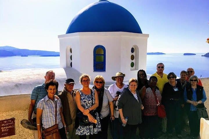 Santorini Half-Day Private Tour — Fira, Oia & Perissa Black Sand Beaches photo 2