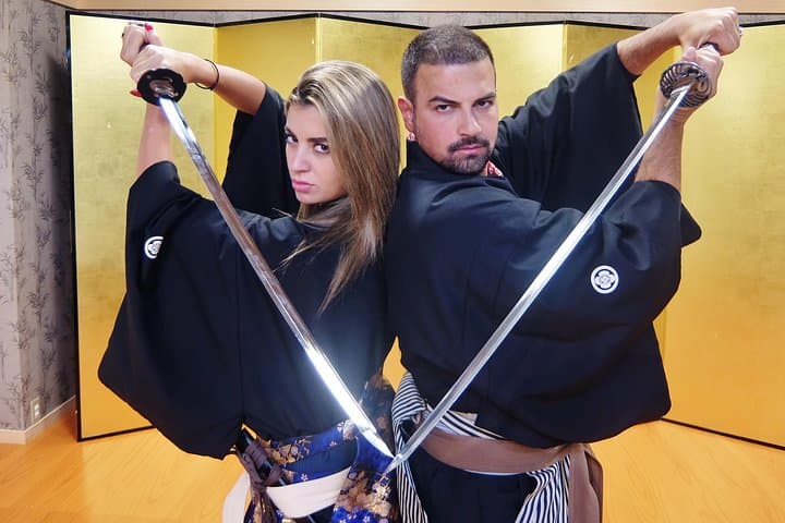 Samurai for a Day in Kyoto: Kenbu, Sword Etiquette & Costume Photo Experience photo 2