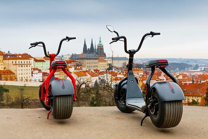 Prague by Scrooser: 2-Hour Fat-Tire E‑Scooter City Tour