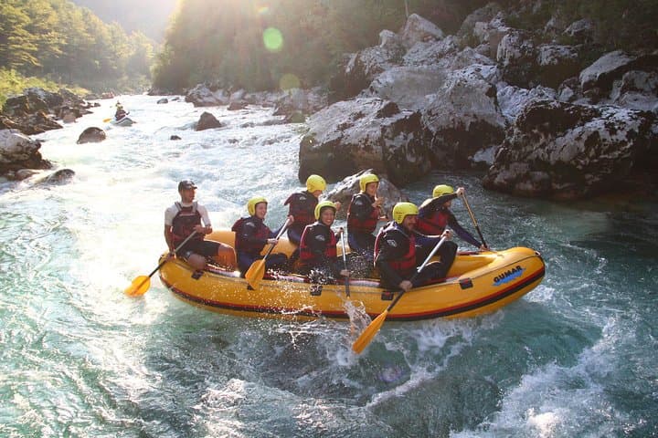 Half-Day Rafting on the Soča River: Emerald Rapids Near Bovec