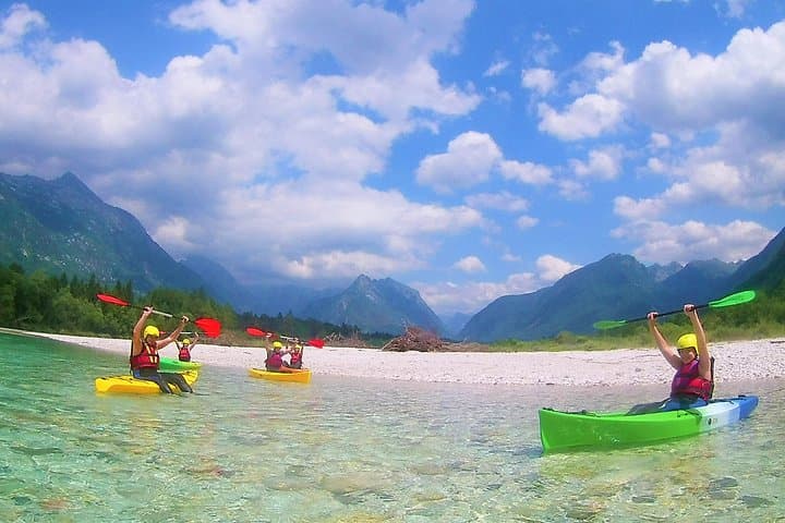 Kayak the Soča River: Guided Sit-On-Top Whitewater Trip from Bovec