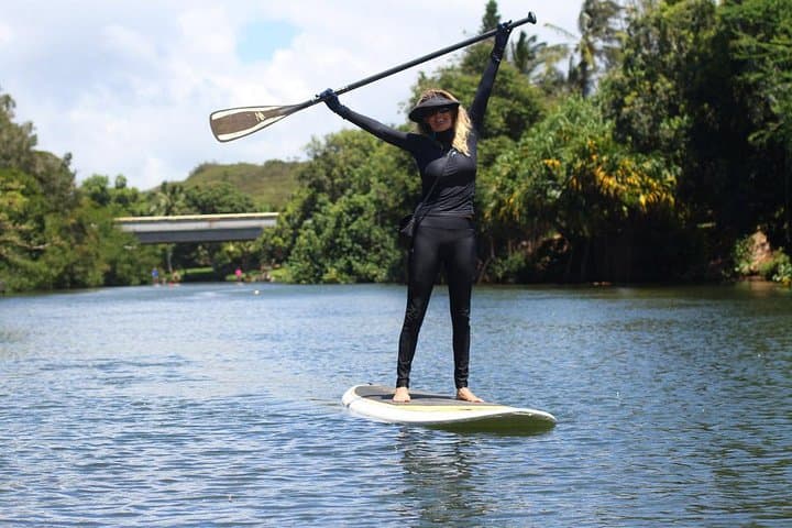 Paddle the Anahulu: North Shore Stand-Up Paddleboard Lesson in Haleiwa