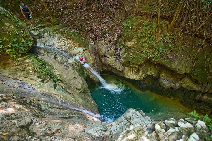 Damajagua Waterfalls Adventure: Jump, Slide and Swim from Puerto Plata