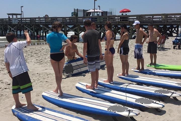 Learn to Surf at Springmaid Pier: Beginner Lessons in Myrtle Beach