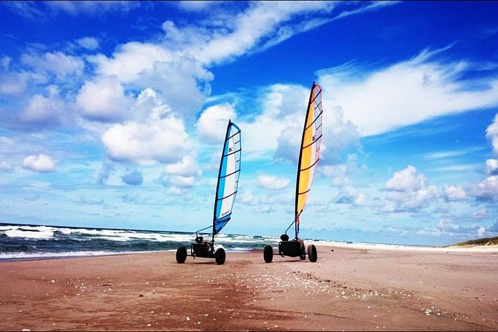 Curonian Spit Blokart Safari: Wild Beach Single-Handed Landsailing from Klaipėda