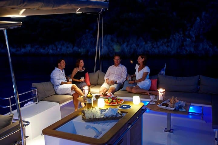 Santorini Luxury Catamaran Sunset Cruise with BBQ, Drinks & Hot Springs Swim photo 2
