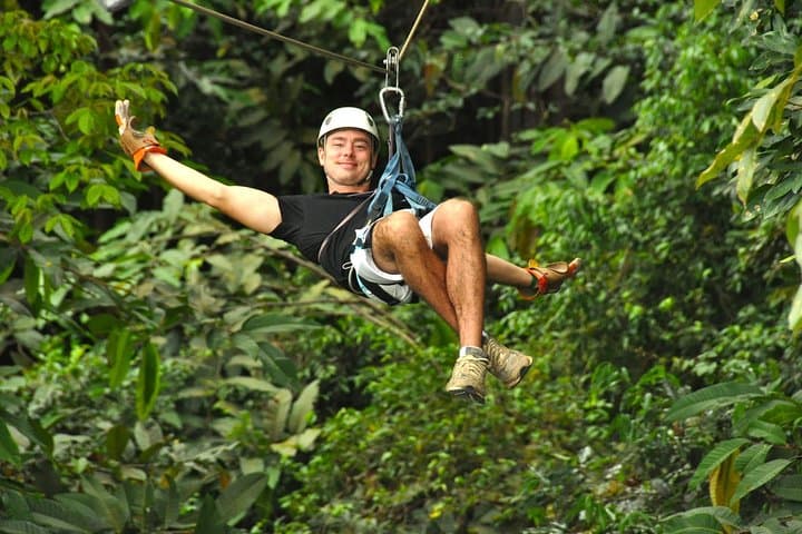 Ocean View Zip Line & Horseback Riding with Natural Pools — Jaco, Costa Rica